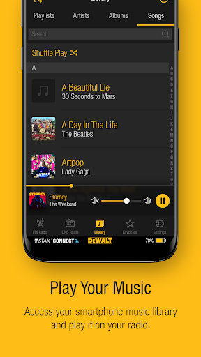 DEWALT Sound Systems Screen 3