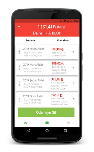 Android application WOM Yönetim screenshort
