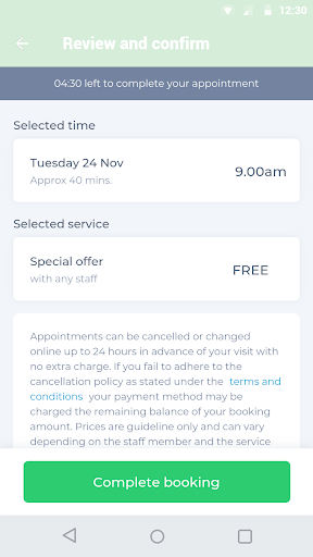 Arumi Health and Beauty Screen 3