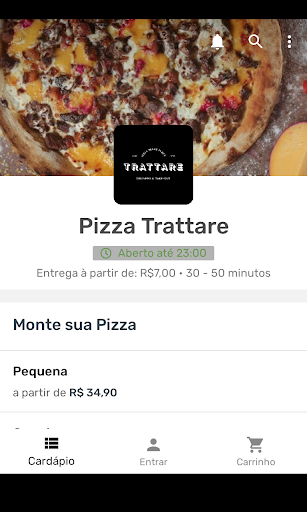 Android application Trattare Pizzaria screenshort