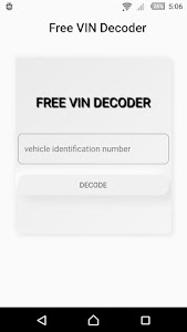 VIN Decoder : car number check Unknown