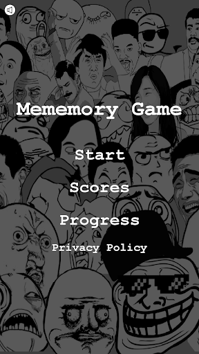Android application Mememory Game screenshort