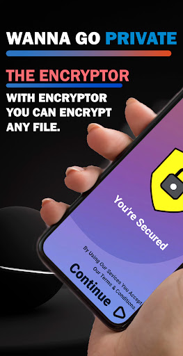 Android application Encryptor - Go Private screenshort
