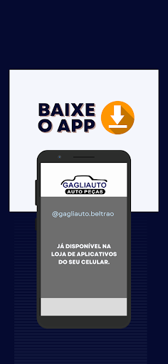 Android application Gagliauto Chapecó-SC screenshort