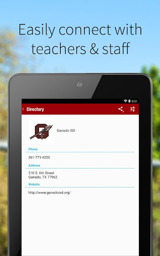Ganado ISD Screen 2