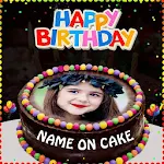 Happy Birthday Photo frame with Name Photo on Cake Apk