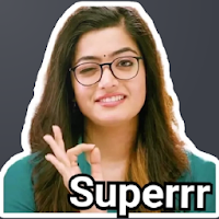 Rashmika Mandanna Stickers (WAStickerApps)