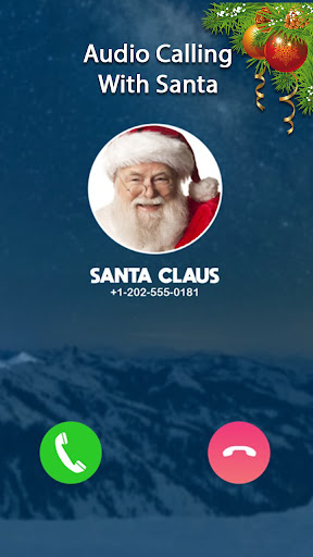 Santa Prank Video: Fake Call Screen 3