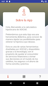 Víspera imponer flexible ADICAE Calculadora Hipoteca - Aplicaciones en Google Play