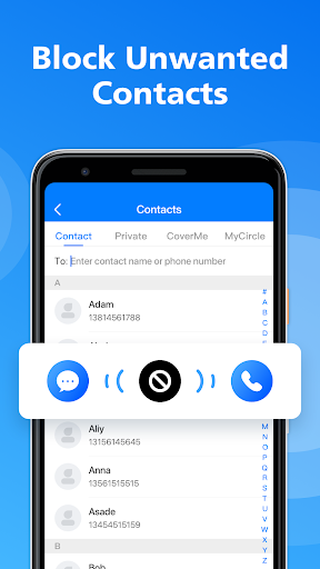 CoverMe - Second Phone Number Screen 3