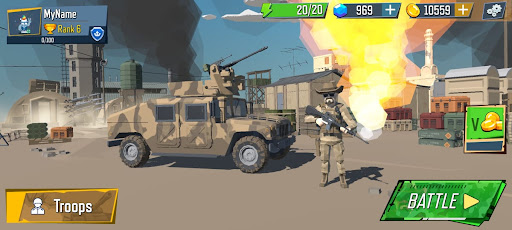 Android application Army War - Real Time Strategy screenshort