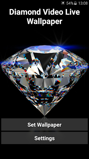 Android application Diamond Video Live Wallpaper screenshort