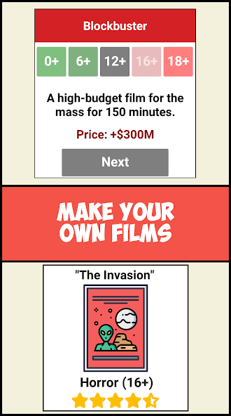 Movie Director Simulator 1.2.6 APK + Мод (Unlimited money) за Android