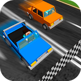Cube Cars: Traffic Racing 3D icon