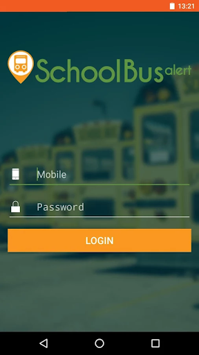 Android application SchoolBus Alert screenshort