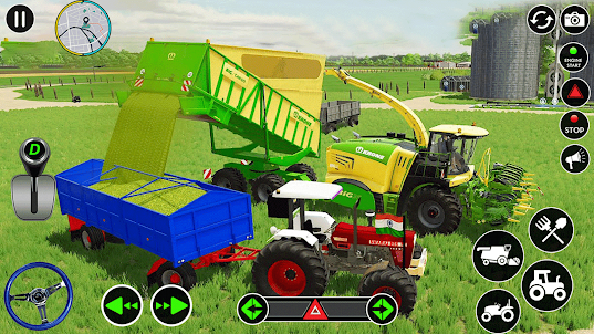 agrícola tractor 3d conductor