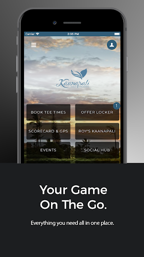 Android application Kaanapali Golf Courses screenshort