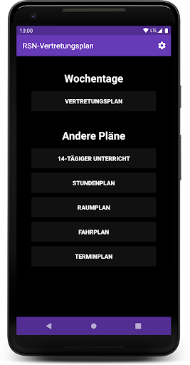 RS Neusitz - Vertretungsplan Screen 2