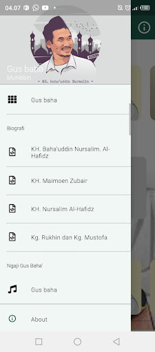 Android application Daftar Tema Nngaji Gus Baha screenshort