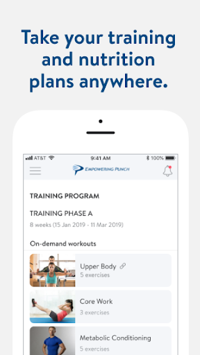 Empowering Punch Fitness Screen 2