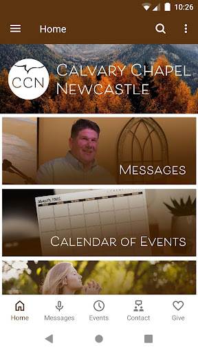 Android application Calvary Chapel Newcastle screenshort