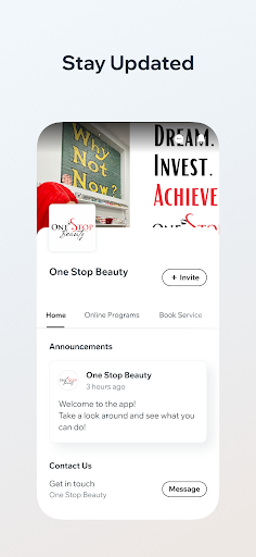 One Stop Beauty Screen 2