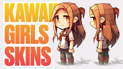 Android application Kawaii Girls Skins Minecraft screenshort