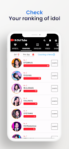 Kpop Ranking : k-pop app video 7