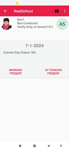 Android application RealSchool screenshort