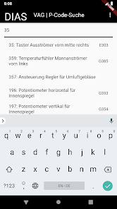 Screenshot 2 VAG P-Code-Finder android