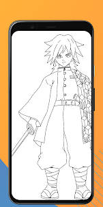 Demon Slayer Coloring Pages