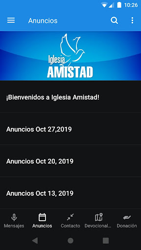 Iglesia Amistad Screen 2