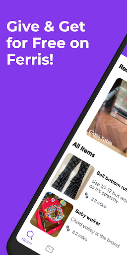 Android application Ferris - Freecycle Stuff Here screenshort