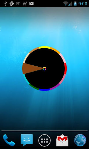 Android application Chromachron Clock Widget screenshort