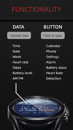 Morandi Blue For Wear OS Screen 2