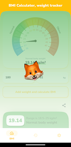 BMI Calculator, weight tracker Screenshot 2 - AppWisp.com