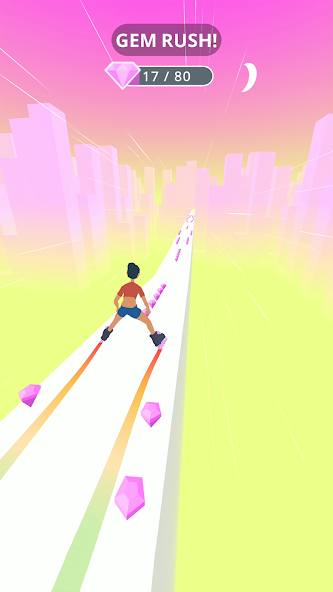 Sky Roller: Rainbow Skating MOD Screenshot