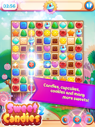 Sweet Candies 2 - Chocolate Cookie Candy Match 3