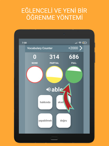Vocabulary Counter - İngilizce