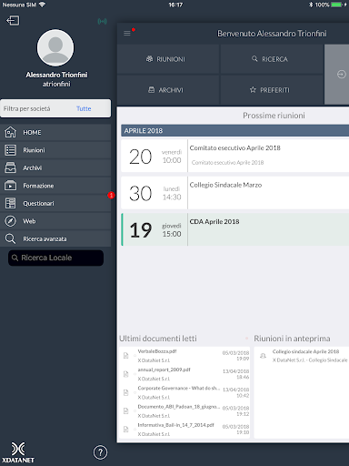 Android application CDA ON BOARD 3 screenshort