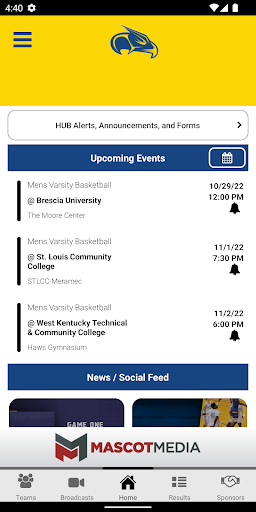 SIC Athletics Screen 2