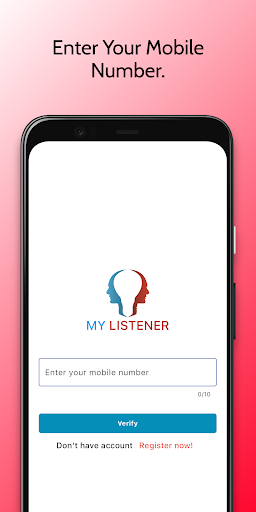 Android application My Counsellor Listeners screenshort
