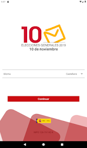 Screenshot 6 Elecciones Generales 10N 2019 android