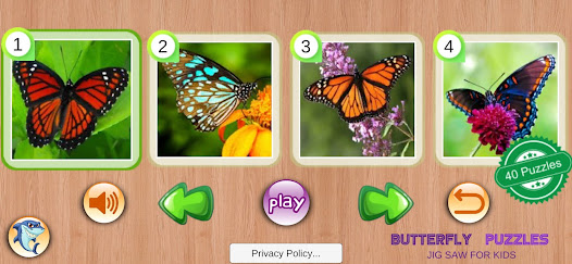 Imágen 1 Butterfly Puzzles android
