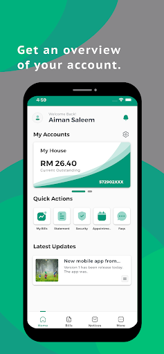 Android application Gas Malaysia screenshort