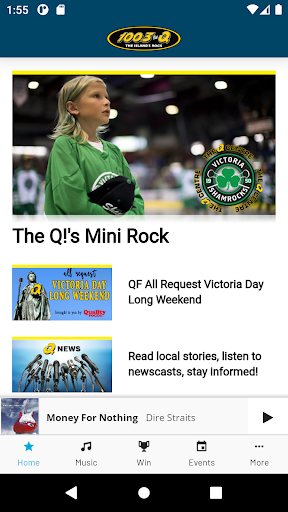 Android application 100.3 The Q! Victoria screenshort