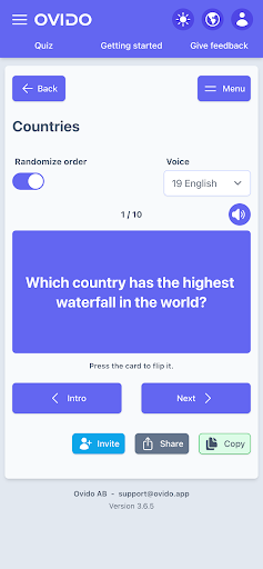 Ovido - Quiz and Flashcards
