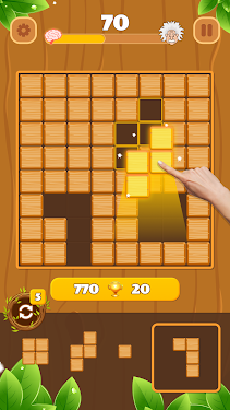 #2. Woody Block Puzzle: Wood Game (Android) By: BigQ Group