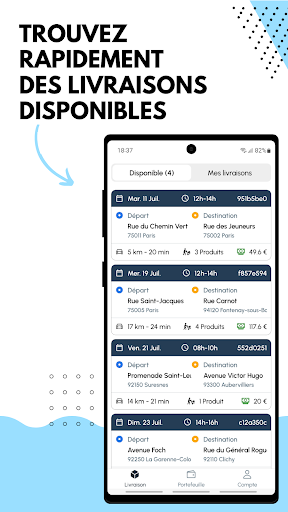 Android application Tonddy Driver screenshort
