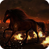 Horse Fire Wallpaper icon